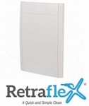Drzwiczki gniazda ssącego Retraflex® - białe